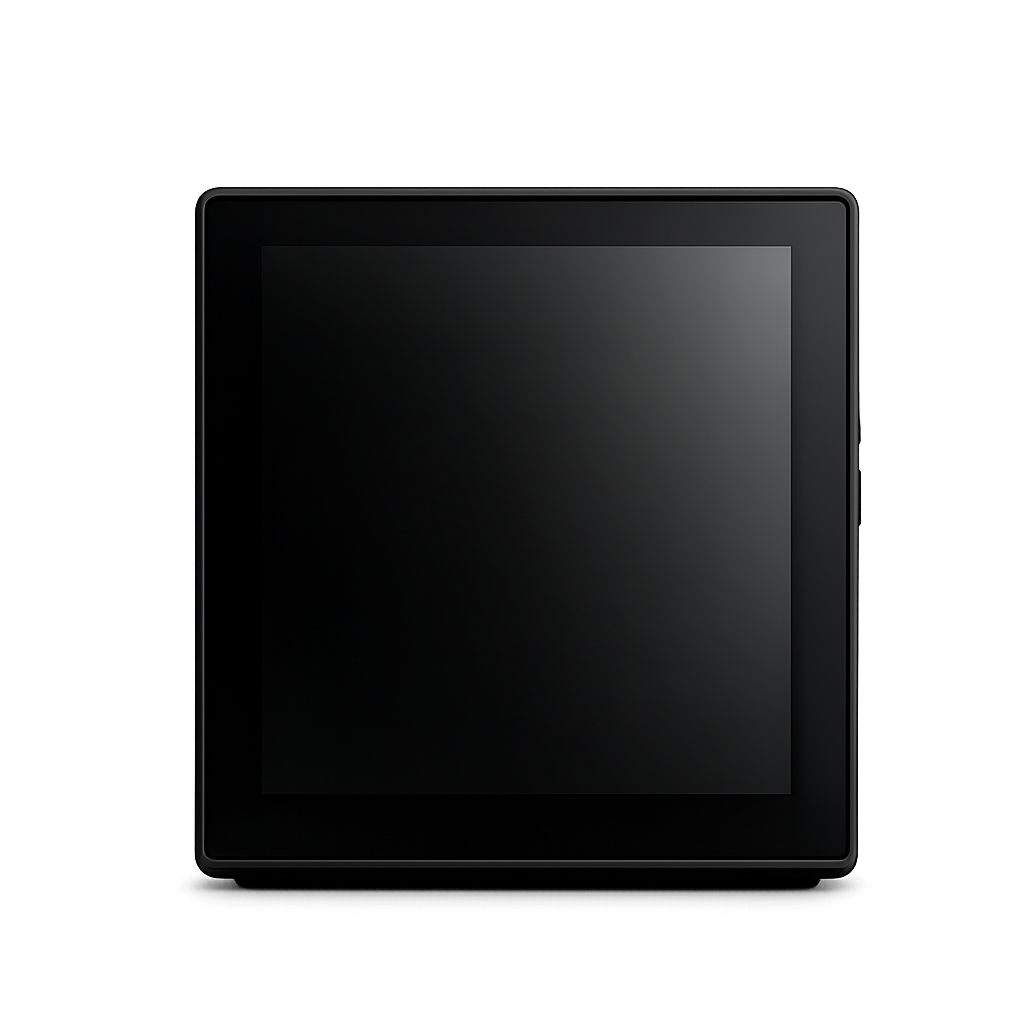 Visar One — Frontansicht mit Display